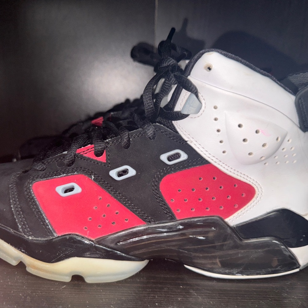 Jordan Kids Shoes Black Red White